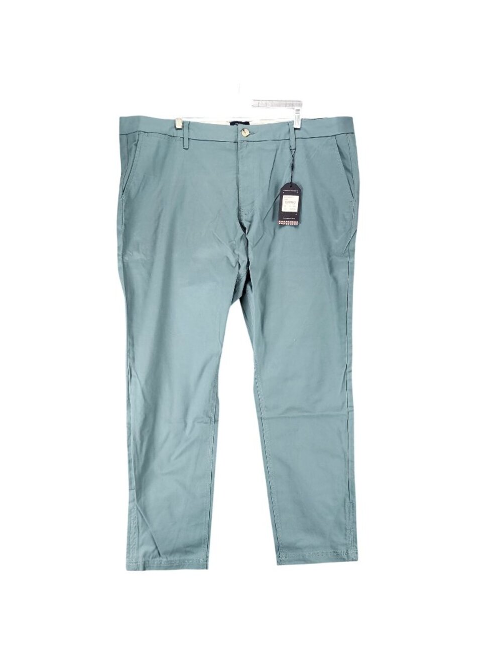 Ben Sherman Pants Mens 42x34 Jade Green Stretch High Rise Straight Fit *NWT*
